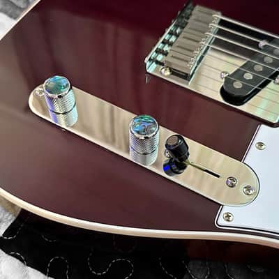 Warmoth Custom Mahogany Esquire 2020 - Transparent Purple image 4