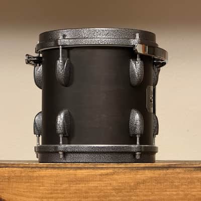 90's Gretsch Broadkaster 8" Satin Ebony 8x8 Jasper Rack Tom image 5