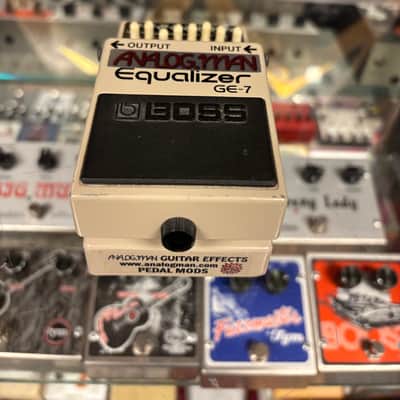 Analogman Boss GE-7 Equalizer with Mod Green LED image 2