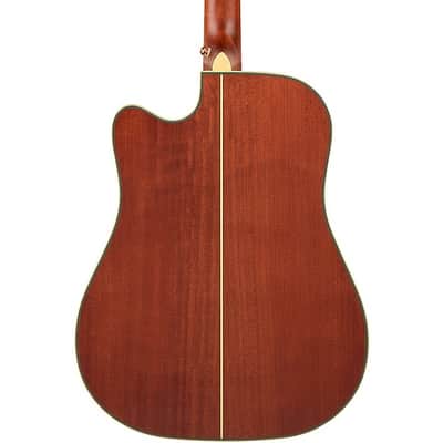 D'Angelico Excel Bowery Dreadnought Acoustic-Electric Guitar Vintage Natural image 8
