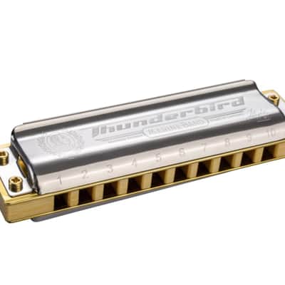 Hohner M2011BXL-LF Marine Band Thunderbird Harmonica – Key of Double Low F-NEW image 3