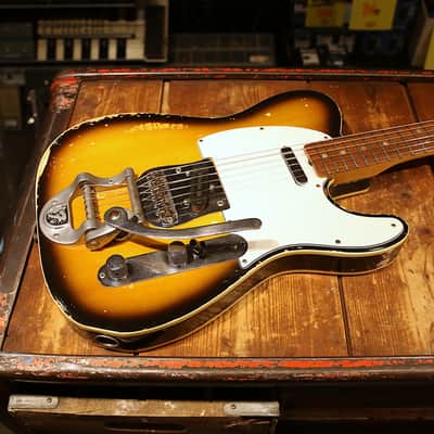 Fender Custom Telecaster with Bigsby, Rosewood Fretboard 1968 - 1971 - Sunburst image 5