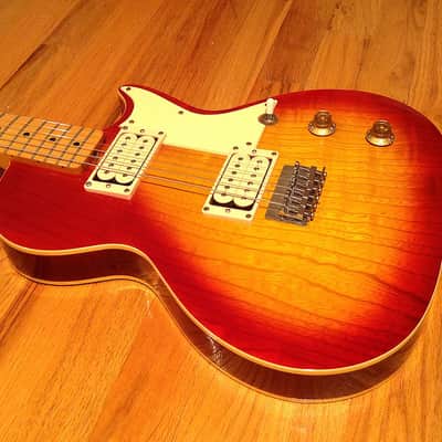 Strings & Things Custom Bluesmaster 1983 Cherry Sunburst : rare,  vintage, and unique ! image 5