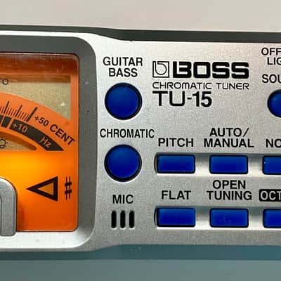 Boss TU-15 Chromatic Tuner 2002 - 2008 - Silver image 1