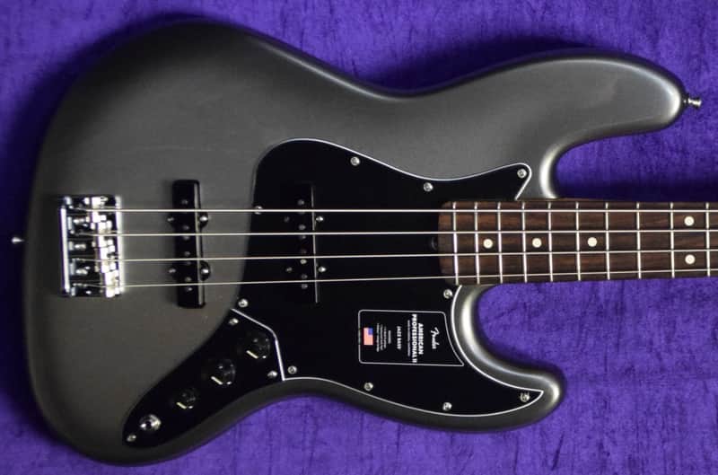 Fender Am. Pro II Jazz (4), Mercury / Rosewood image 1