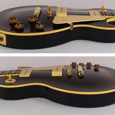 1991 Gibson 40th Anniversary Les Paul Ebony Black with Original Hardshell Case image 4