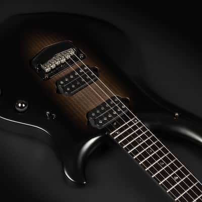 2014 Ernie Ball Music Man John Petrucci Signature Majesty 6 - Polar Noir | USA JP6 Neck Thru DiMarzio Piezo Stainless Steel Frets Matching Headstock Low Serial Number 3.16kg | OHSC image 8