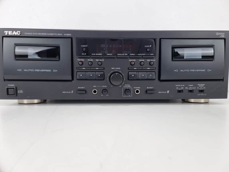 TEAC W-890R Double Auto Reverse Cassette Deck - Very nice