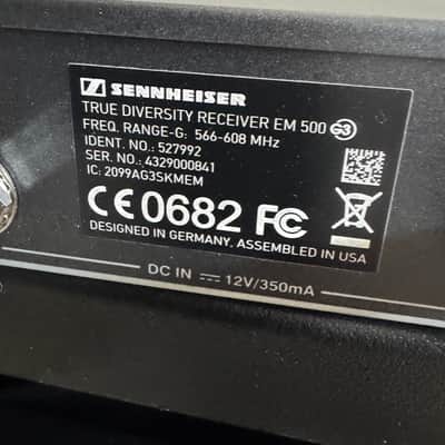 Sennheiser True Diversity Receiver EM 500 2000 - silver image 3