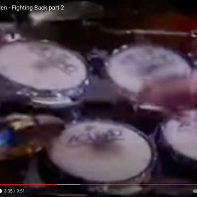 Rick Allen's 1992 Def Leppard Adrenalize Tour DW and Hart Drum Set (#4). Autographed! image 11