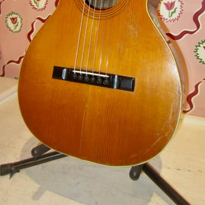 Washburn Model 1897 Parlor Guitar 1900s - Natural image 1