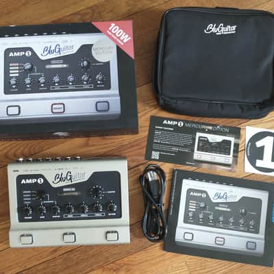 BluGuitar Amp1 Mercury Edition 100-Watt Nanotube Pedalboard Guitar Amp 2018 - 2020 - Silver image 2