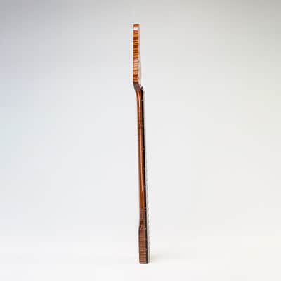 Allparts Select "Licensed by Fender®" AAA+ Roasted Flame Maple "VIN-MOD" Deluxe Replacement Neck for Jazzmaster® - Poly Finish - Bound with Block Inlays image 8