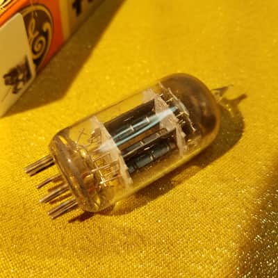 G.E. 5751 black plate triple mica AT1000 TESTED Vacuum Tube dual triode 1954-1959 image 9