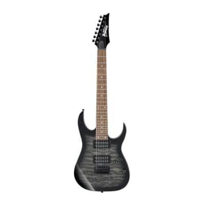 Ibanez GIO RG 7 String Solid-Body Electric Guitar (Right Hand, Transparent Black Sunburst) GRG7221QATKS image 2