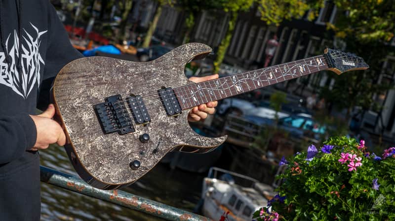 Ibanez J-Custom RG8620AH Axe Palace Limited Run – Black Quartz