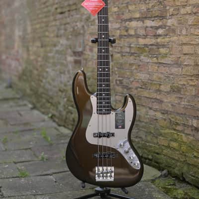 Fender American Ultra II Jazz Bass® - Texas Tea image 16