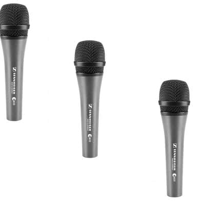 Sennheiser e835 3-Pack Dynamic Mic Cardioid Vocal Microphone PROAUDIOSTAR