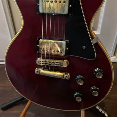 Gibson Les Paul Custom 1975 - Maroon image 2