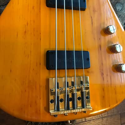 Dean Jeff Berlin Signature European Custom Natural Amber and Ebony Bartolini image 5