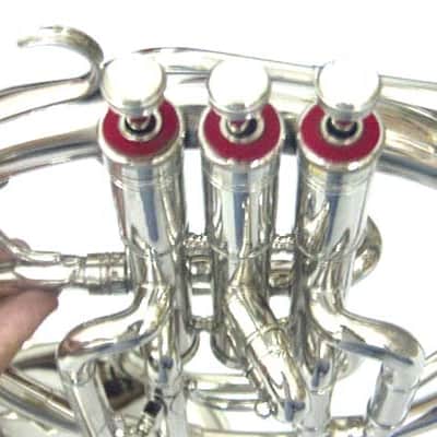 VINTAGE MELLOPHONE FRENCH COR HORN IN NEED OF TLC.  USA TARIFF INCLUDED image 3