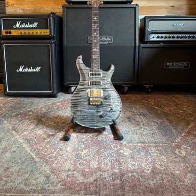 PRS Custom 24 Piezo 10 Top P24 Black Gold 2024 (0378690) | Reverb