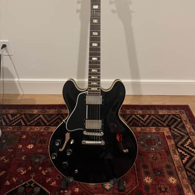 Gibson Custom Shop ’64 Reissue ES-335 Left-Handed – Ebony, COA, Case, RARE image 1