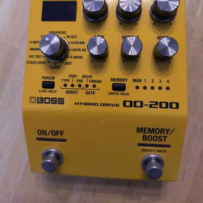 Boss OD-200 Overdrive 2019 - Present - Orange image 3