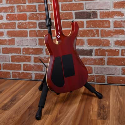 Jackson USA Custom Shop Soloist Archtop Flame Maple Top Transparent Amber 1989 w/OHSC image 7