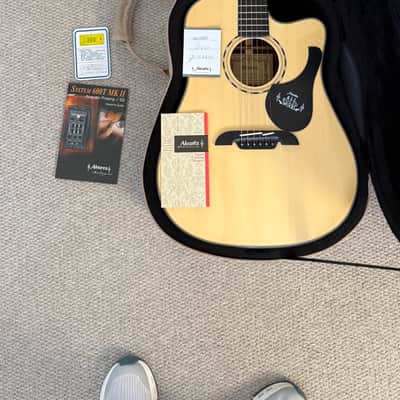 Alvarez MD350C Masterworks Dreadnought Acoustic-Electric Guitar image 16