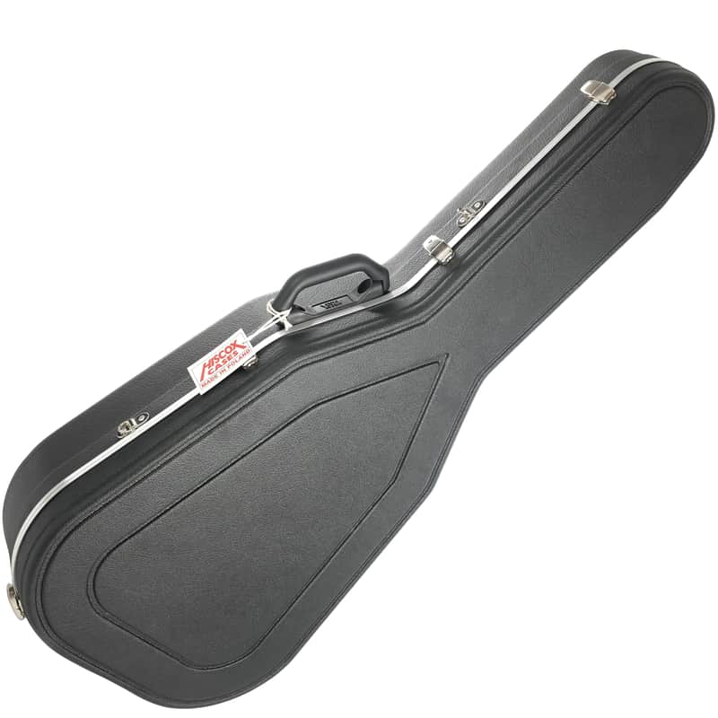 Hiscox Pro-II OOO & OM Acoustic Guitar Case Black/Silver image 1