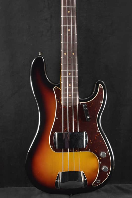 Fender James Jamerson 1962 Precision Bass 3-Tone Sunburst Rosewood Fingerboard image 1