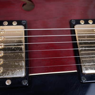 Yamaha SA-2100 Semi-Hollow Body MIJ 1984 Burgundy Vintage Made in Japan w/ Bag image 11