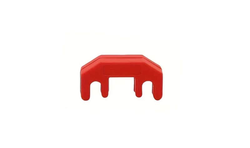 Silicone Rubber Practice Mute RED for 4/4 Violin ~ also works for 14" viola image 1