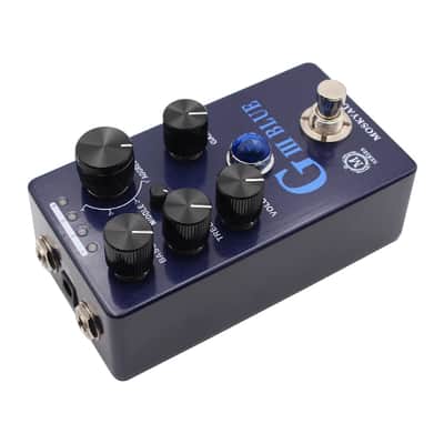 Mosky G III BLUE Preamp Overdrive and Distortion 4 Mode Aggression Option Guitar Effect Pedal True Bypass image 5