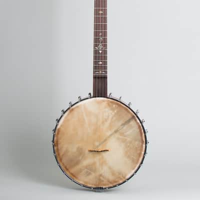 Ome Deluxe Juniper 12" Old Time 5 String Banjo (2005), ser. #4912, original black tolex hard shell case. image 1
