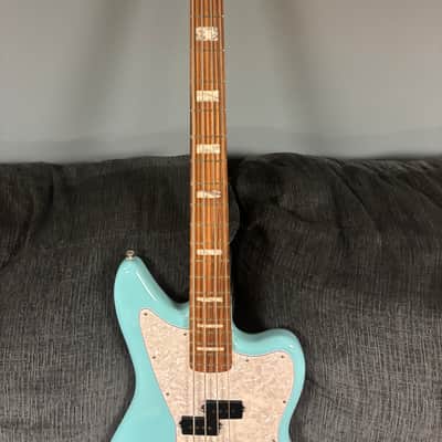 Fender Mark Hoppus Signature Jaguar Bass  - Daphne Blue image 4
