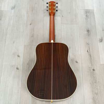 Mint Alvarez DYM70 Yairi Masterworks Dreadnought Acoustic Guitar, Solid AAA Sitka Spruce Top, Natural image 5