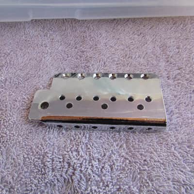 Fender Stratocaster Bridge Plate Chrome Plated Strat Bridge Plate Vintage Style image 3