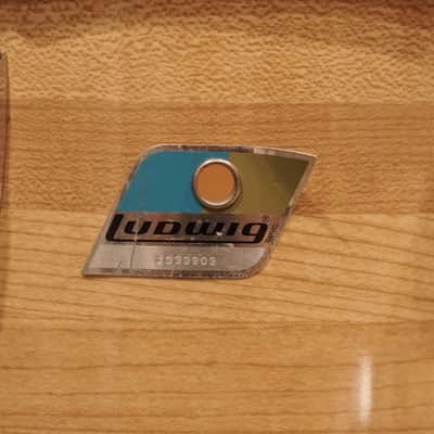 Ludwig 12/13/14/16/18" Drum Set - 1970s Jazzette Butcher Block image 9