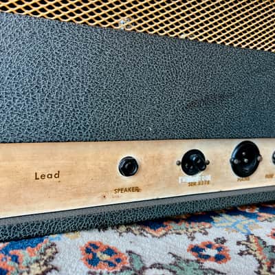 1965 Marshall JTM45 MkII Lead White Panel 50W Plexi image 6