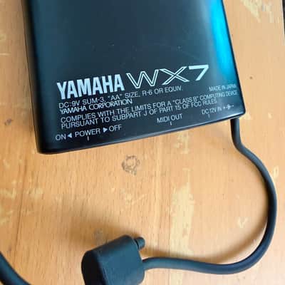 Yamaha WX7 Wind MIDI Controller 2010s - Black image 2