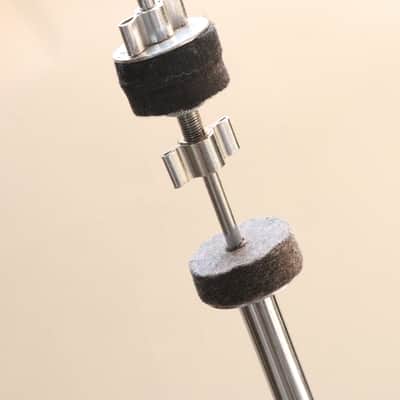 Gretsch Hi Hat Stand, Early Flat Base Version #4844, Original Clutch, Riveted Rubber Feet - 1961 to '63 / INSPECTED & TESTED image 12