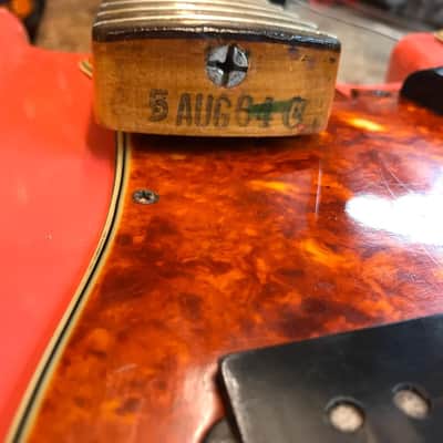 Fender Precision Bass with Rosewood Fretboard 1962 - 1964 - Fiesta Red image 8