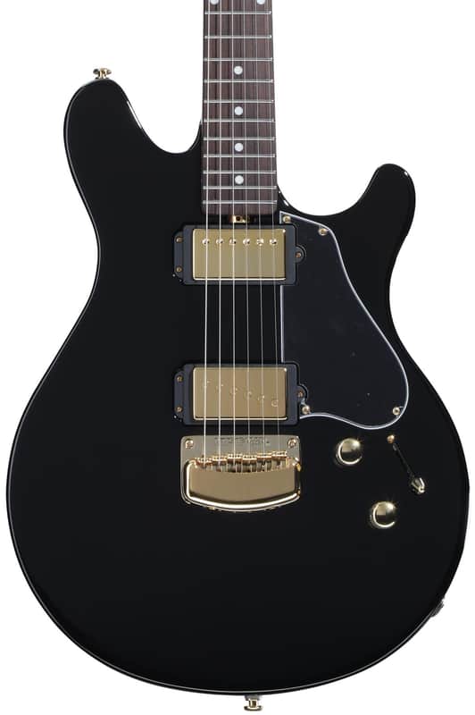 Ernie Ball Music Man Valentine Electric Guitar - Black image 1