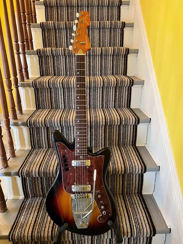 ★ビンテージ　コレクション★Goya エレキギター サンバースト Goya Panther S2 Solid Body Electric Made by Galanti in Italy OHSC