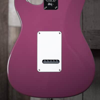 PRS J2R1J SE Silver Sky in Dragon Fruit Electric Guitar image 7