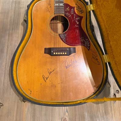 Gibson Hummingbird 1968 - Natural - Signed by David Allan Coe, BB King,  Ray Price, Roy Clark, and Jim Stafford!! image 18