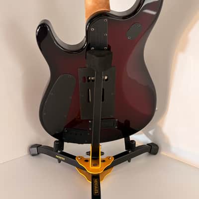 Ernie Ball Music Man John Petrucci Signature JP6 Piezo Pearl Redburst 2018 image 5