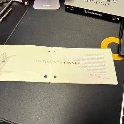 Gibson 1969 ES-335TD Hang Tag Manual for serial number 812407 1969 image 2